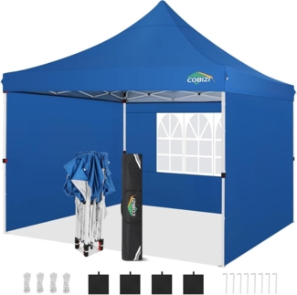COBIZI Pavillon 3x3 Sandsäcke, faltpavillon wasserdicht stabil, Pop Up Pavillon