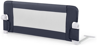 COSTWAY Bettschutzgitter Bettgitter, Babybettgitter, mit Verstellbarer Gurte, Rausfallschutz, 105x42 cm