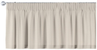 Dekoria Vorhang mit Kräuselband 130x40 cm, Leinen