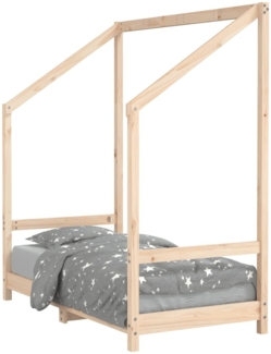 vidaXL Kinderbett 70x140 cm Massivholz Kiefer 835706