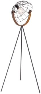 Stehleuchte Wohnzimmer Dreibein Stehlampe schwarz Schlafzimmer Flur 54306S