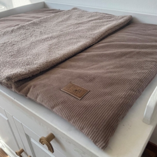 LittleANTunique Wickelauflage WICKELTISCHAUFLAGE CORD TAUPE