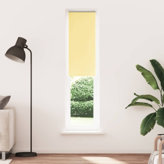 vidaXL Verdunkelungsrollo Gelb 50x230 cm Stoffbreite 45,7 cm Polyester 4012106