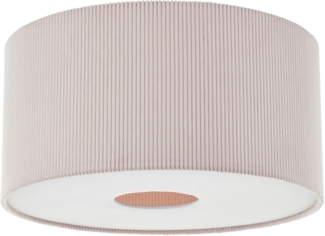 LeGer Home by Lena Gercke Deckenleuchte Kathleen, ohne Leuchtmittel, Cordstoff, Ø 45 cm, E27, beige