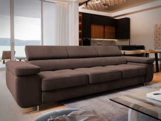 Masseno Sofa MOSINE mit Schlaffunktion, Schlafsofa, Couch mit Bettkasten