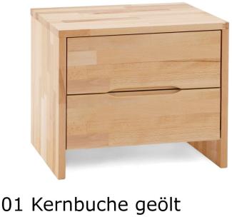 Dico Buche Kernbuche Massivholz Nachttisch Beistelltisch 960.77 04 Buche wenge lackiert