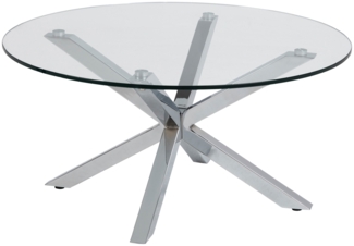 Couchtisch HEAVEN, Klarglas, rund, ca. 82 cm