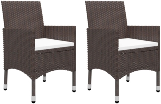 vidaXL 5-tlg. Garten-Essgruppe Braun 3068694