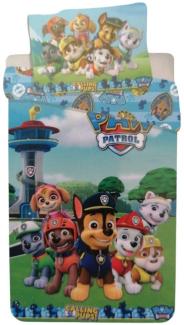 PAW PATROL Babybettwäsche PAW Patrol Baby- Bettwäsche "Calling PUPS!", 100x135cm