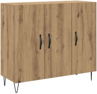 vidaXL Sideboard Artisan-Eiche 90 x 34 x 80 cm Holzwerkstoff 879583