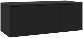 vidaXL TV-Schrank Schwarz 80x34x30 cm Holzwerkstoff 801860