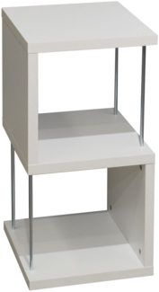 Regal Elga 33x33x65 Bücherregal Standregal weiß matt 14805
