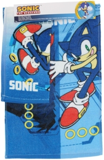 Sonic Badetuch und Gesichtshandtuch – Weiches Set für Kinder Handtuch trocknen