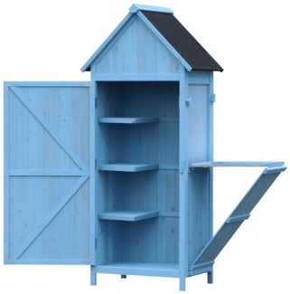 HTI-Living Garten-Geräteschrank Geräteschrank Wanda, BxT: 77x53 cm, (Stück, 1 St, 1x Geräteschrank, ohne Dekoration), Gartenschrank Holz