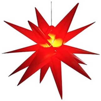 LED Stern rot Ø100cm Leuchtstern Dekoration Weihnachten Weihnachtsdeko Lichter