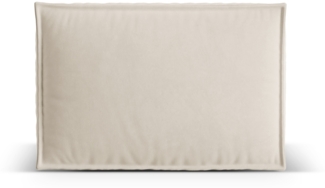 Micadoni Kissen Nuria Samt Beige 60 x 40 x 26