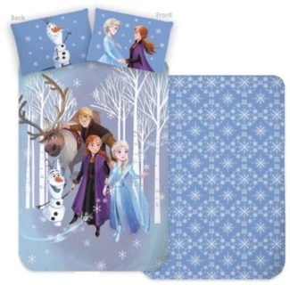 Disney Frozen Eiskönigin Kinderbettwäsche FRO2433125 160x200 cm + 70x80 cm