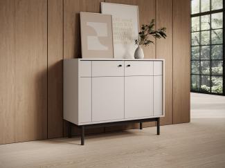 MOEBLO Kommode Ismene - K104 (Sideboard Wohnzimmer Kommode Schlafzimmer Komodenschrank Highboard), (BxHxT):104x84x39 cm