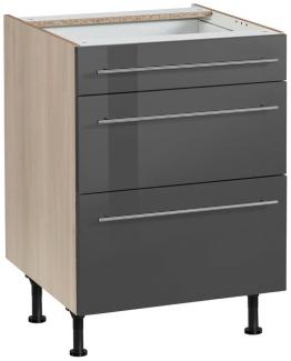 OPTIFIT Unterschrank Bern 60 cm breit, mit Schubkasten und 2 Auszügen,höhenverstellbare Füße