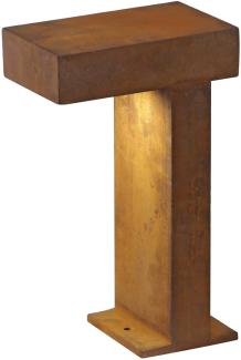 SLV RUSTY® PATHLIGHT 40, LED Outdoor Stehleuchte, rost farbend, IP55, 3000K - Stand-, Wand- und Deckenleuchten (Outdoor)