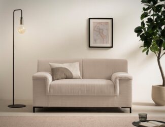 INOSIGN 1,5-Sitzer Jamie 2 B/T/H: 144/81/76 cm, auch in Cord, zeitlos, modern, mit komfortablem Federkern