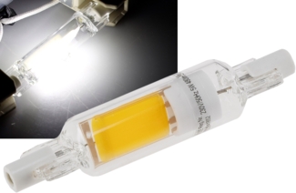 LED Strahler R7s "Glas RS78"360°, 510lm, 78mm, 4000k / neutralweiß