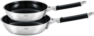 RÖSLE Bratpfanne Silence® Pro Bratpfannen-Set Keramik ProCeraPlus 2tlg. 24&28 cm