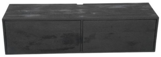 Villa Möbel TV-Board (120x35x30cm, 1 St, 1 TV Möbel), Mangoholz mit einem Push-to-Open-System