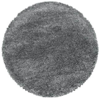 SIMPEX24 Teppich Unicolor - Einfarbig, Rund, Höhe: 30 mm, Teppich Wohnzimmer Einfarbig Shaggy Verschidene Farben und Größen