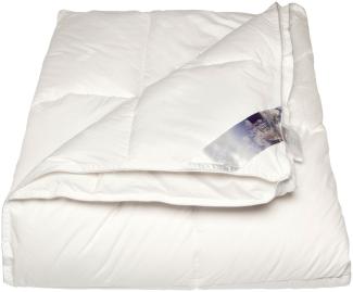 Polydaun 4-Jahreszeiten-Bettdecke 200x220 cm Weiß
