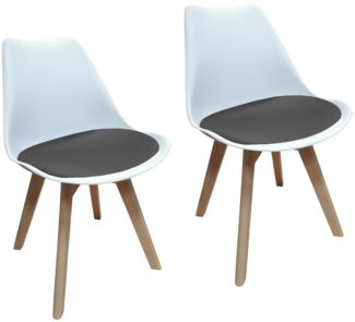HTI-Living Esszimmerstühle im skandinavischen Stil 2er Set Design-Stühle mit.
