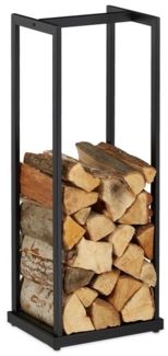 Hohes Kaminholzregal aus Metall 10048598