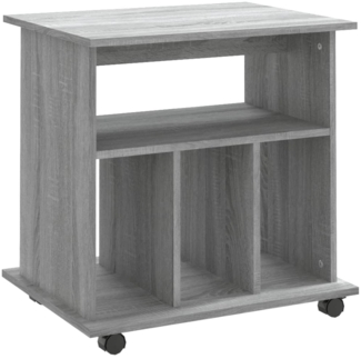 vidaXL Rollschrank Grau Sonoma 60x45x60 cm Holzwerkstoff 826355