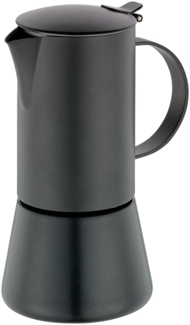 Cilio - Espressokocher AIDA NERA 6T Kaffeebereiter Induktion Edelstahl 343212