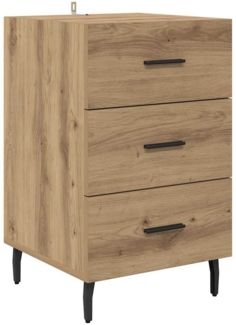 vidaXL Nachttisch Artisan-Eiche 40 x 40 x 66 cm Holzwerkstoff 882135
