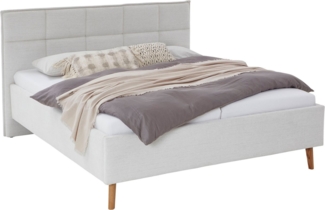 meise.möbel Polsterbett Paulo wahlweise mit Bettkasten, erhältlich in den Breiten 160 & 180cm, wahlweise mit Holz- oder Metallfuß