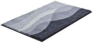 GRUND HILLS Badematte 60 x 100 cm Grau