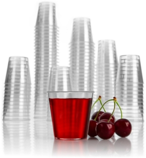 BigDean 200 Stück Schnapsgläser Plastik 3cl lebensmittelecht robust & wiederverwendbar - Shotgläser aus bruchsicherem Kunststoff