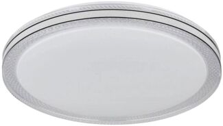 LED Deckenleuchte, Kristalle, Sterneneffekt, weiß klar, D 49,5 cm