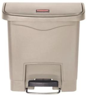 Rubbermaid Tretabfalleimer SLIM JIM® STEP-ON 23,04 x 39,88 x 37,67 cm (B x H x T) 15l Kunststoff beige