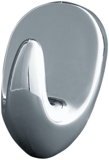 Hansi Klebehaken Riese chromfarben 2 Stk. 55x40 mm