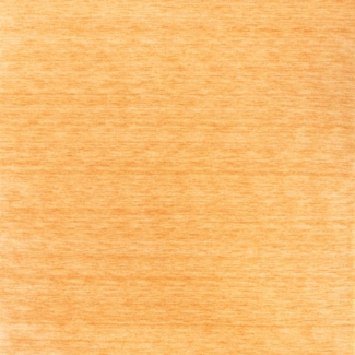 Morgenland Gabbeh Teppich - Softy - Uni - quadratisch - 200x200 - Scala-Gold