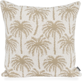 H.O.C.K. Dekokissen Vamosa Palms, Outdoorkissen inkl. Füllung, 45x45cm, Dekokissen, Palmen, schwarz