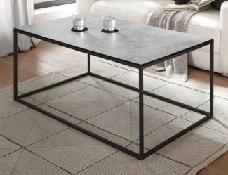 Couchtisch Fargo in Glas Keramik-Optik 110 x 60 cm