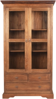 Vitrine Seadrift Teakholz Wohnzimmerschrank Schrank Vitrinenschrank Anrichte