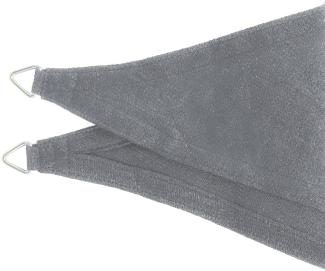 Sonnensegel Teneriffa viereckig, ca. 360x360 cm silbergrau