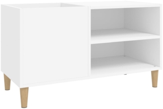 vidaXL Plattenschrank Weiß 84,5x38x48 cm Holzwerkstoff 831941
