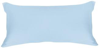 Formesse Bella Donna Jersey Kissenbezug|ca. 40x80 cm| hellblau