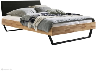 Hasena Trento Sariano Massivholzbett 140x200 Kernbuche natur, geölt 25