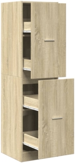 vidaXL Apothekerschrank Sonoma-Eiche 40x41x144,5 cm Holzwerkstoff 3309638